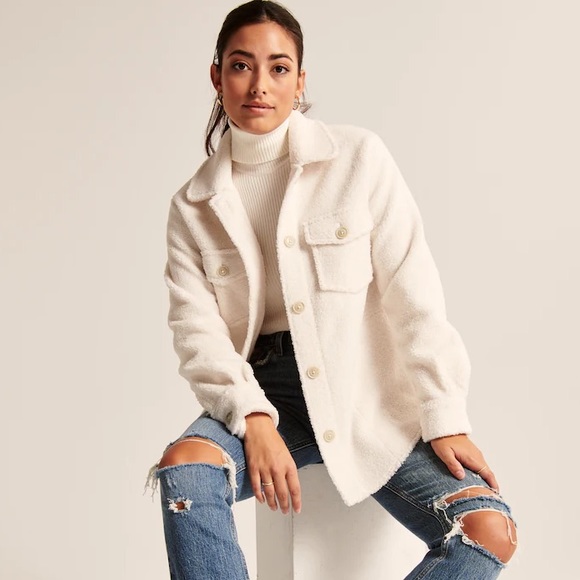 sherpa shirt jacket abercrombie PointCo Maîtrise d'ouvrage